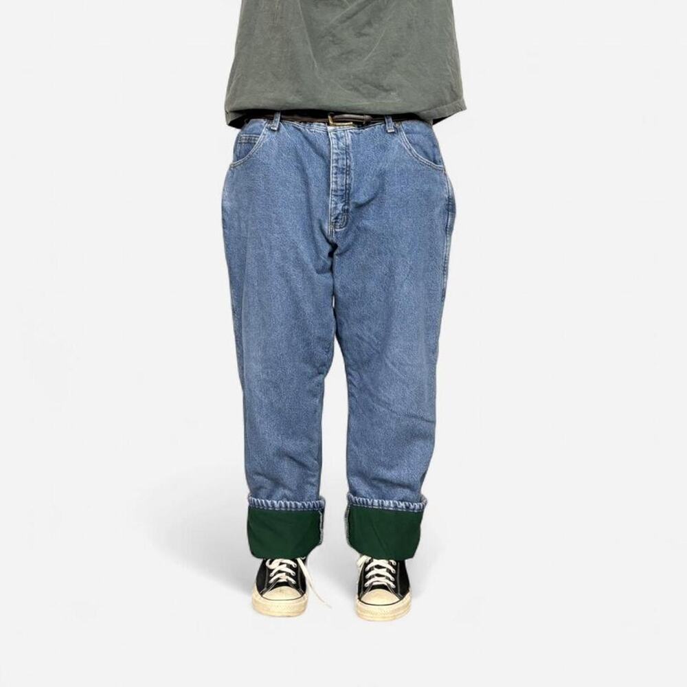 90s Wrangler Fleece Lined Blue Jeans